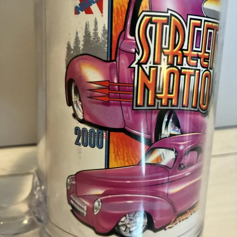 2000 Street Rod Nationals Louisville KY 31st Annual Plastic Beer Mug Automobilia